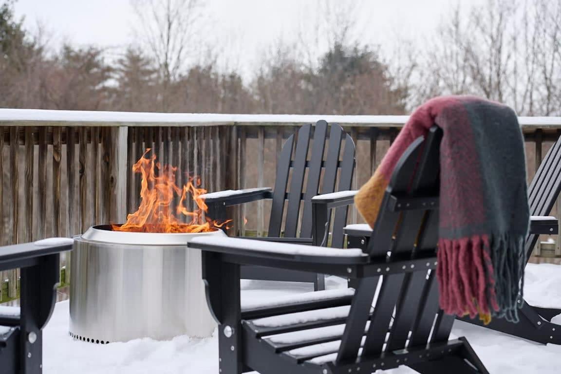 Private Modern Home With Fire Pit By Summer Cornwallville Exterior photo