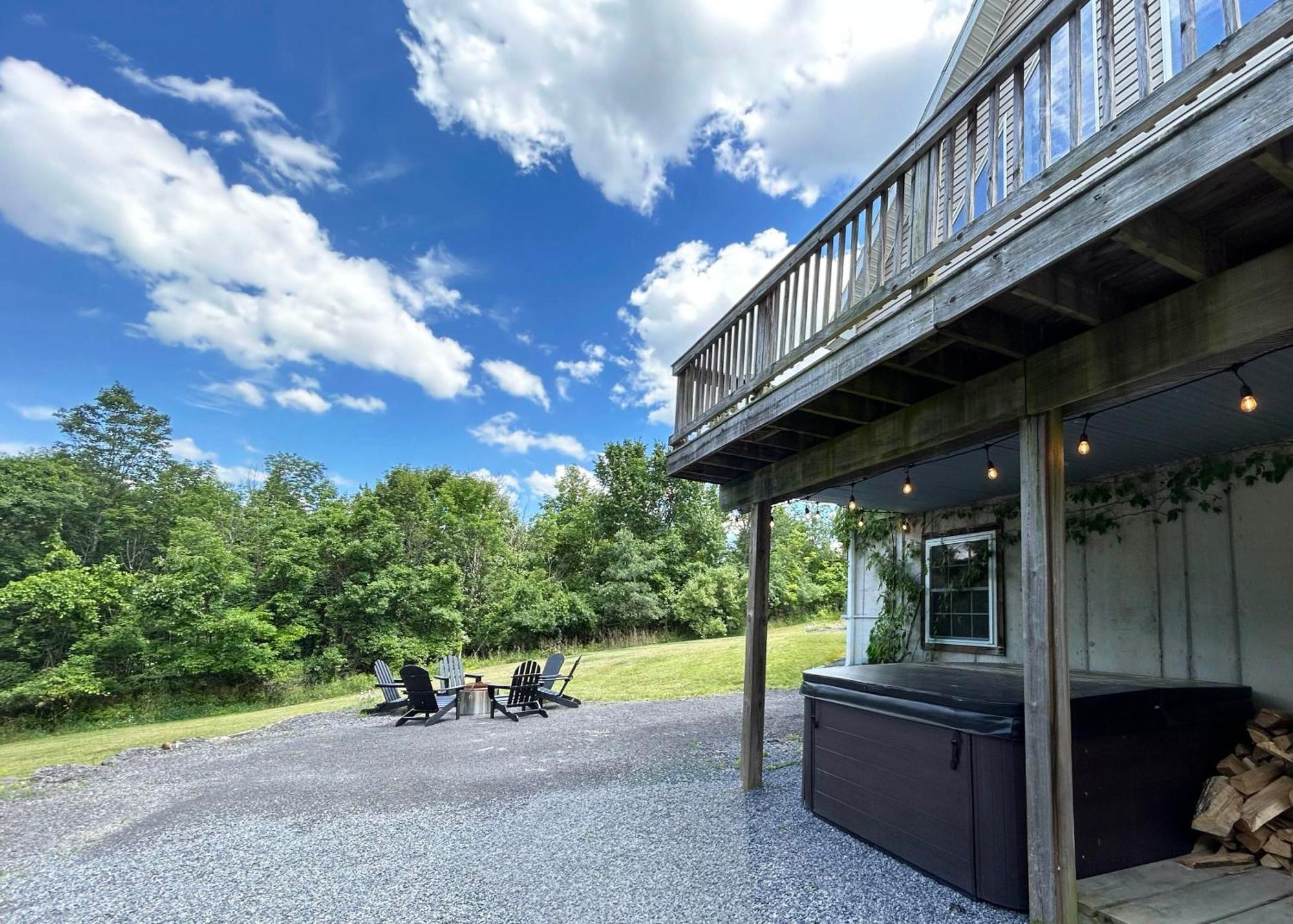 Private Modern Home With Fire Pit By Summer Cornwallville Exterior photo