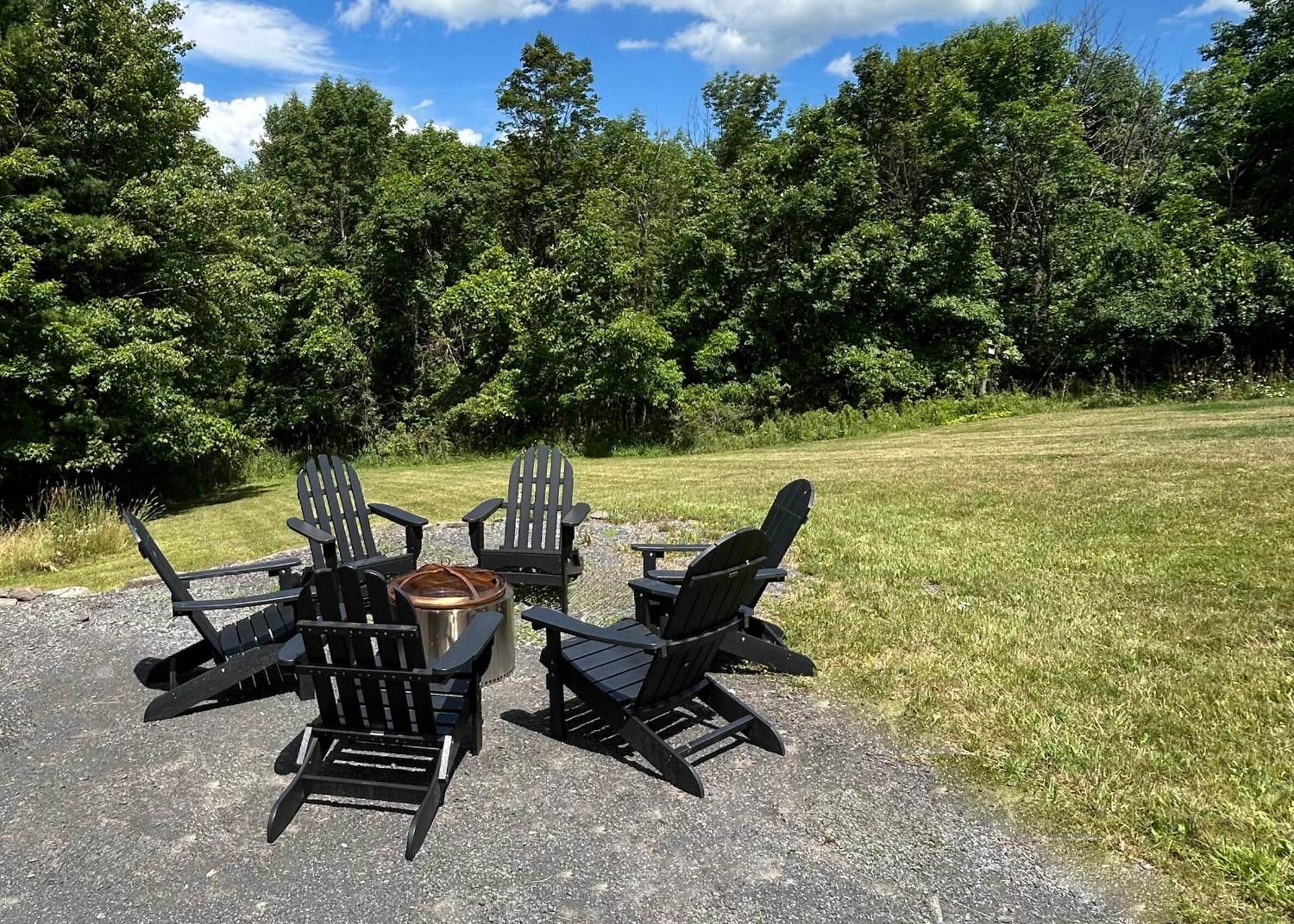 Private Modern Home With Fire Pit By Summer Cornwallville Exterior photo